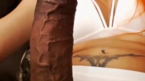 delicious Trans girl With brunette shlong